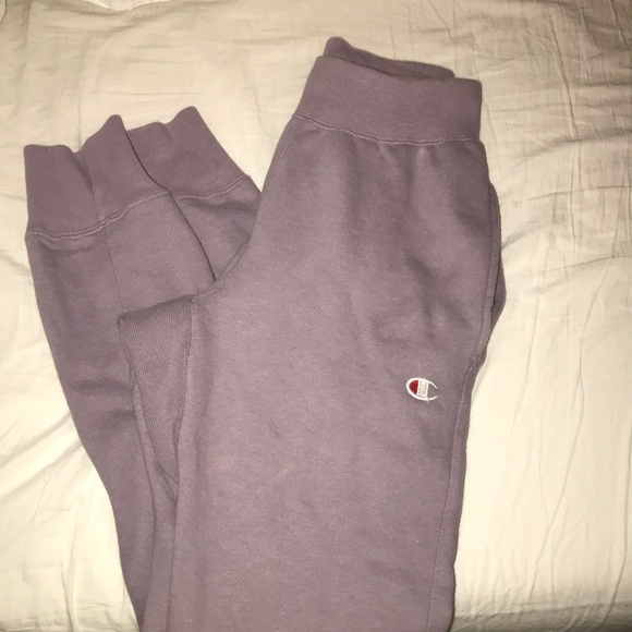 Champion Pants - Champion Purple Sweatpants